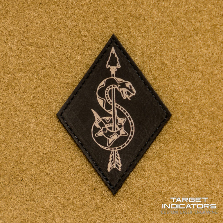 Army Sniper Symbol Laser Engraved Patch Target Indicators