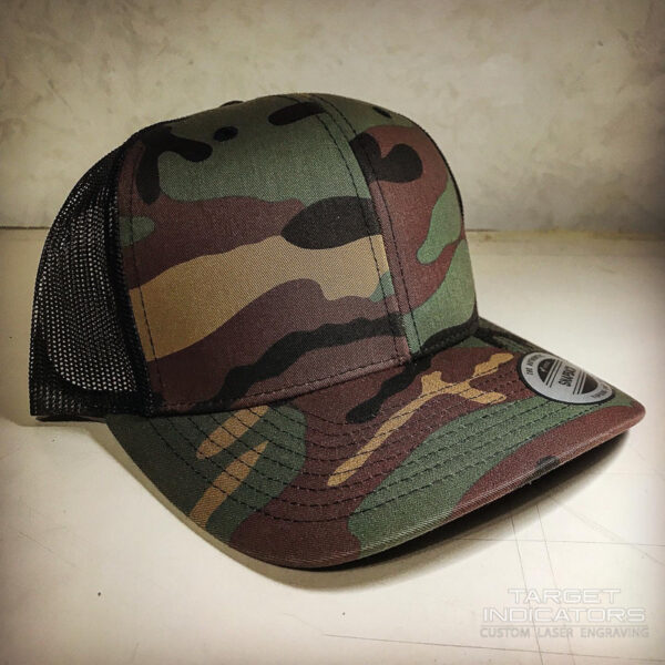 Target Indicators-Woodland-Tricolor-Black-Mesh-Trucker