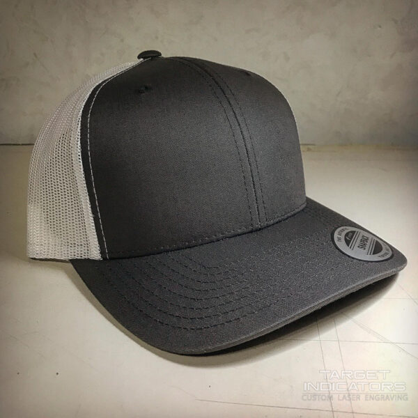 Target Indicators-Grey-White-Mesh-Trucker