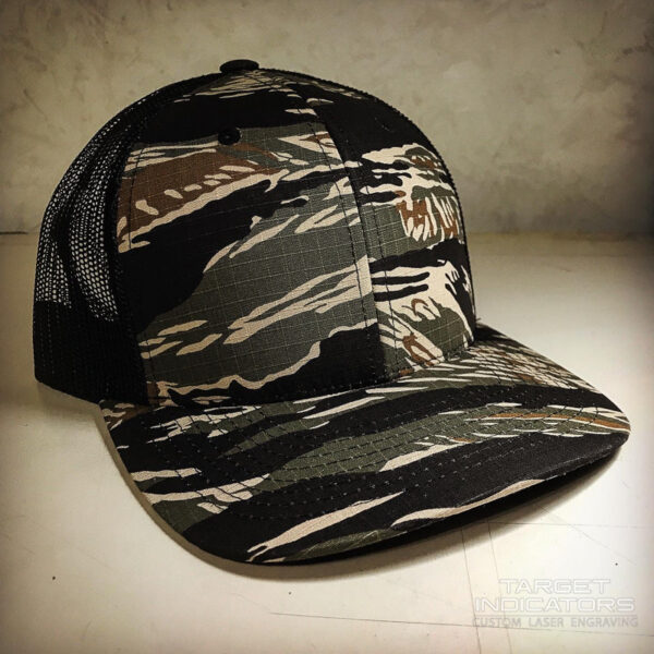 Target Indicators-Tiger-Stripe-Black-Mesh-Trucker