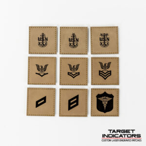 Target Indicators-Navy-Frog-Rank-Patches